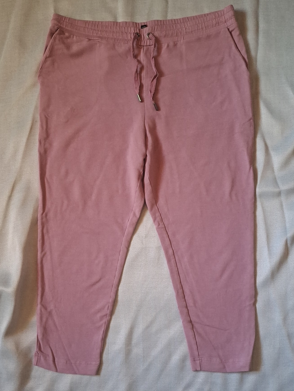 Banana Republic Coral Pink Viscose Blend Cropped Joggers Size XL